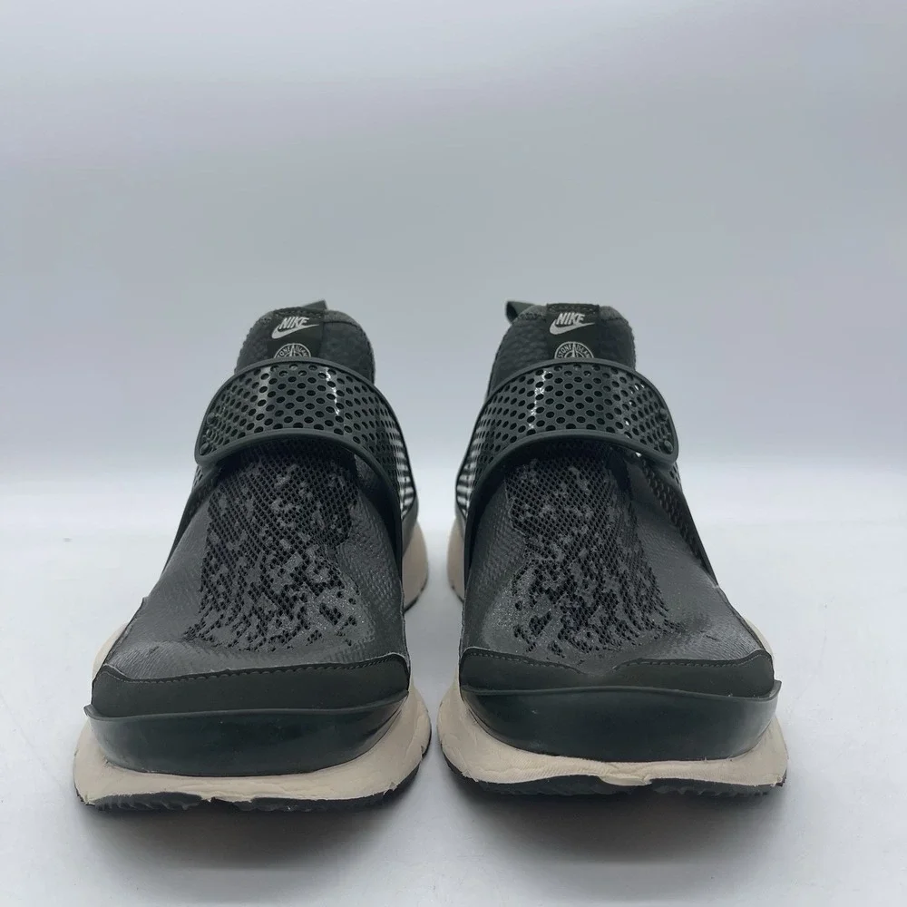 Nike 910090-300 Men's Size 7 Stone Island Sock Dart Mid Shoes 'Sequoia' Sneakers